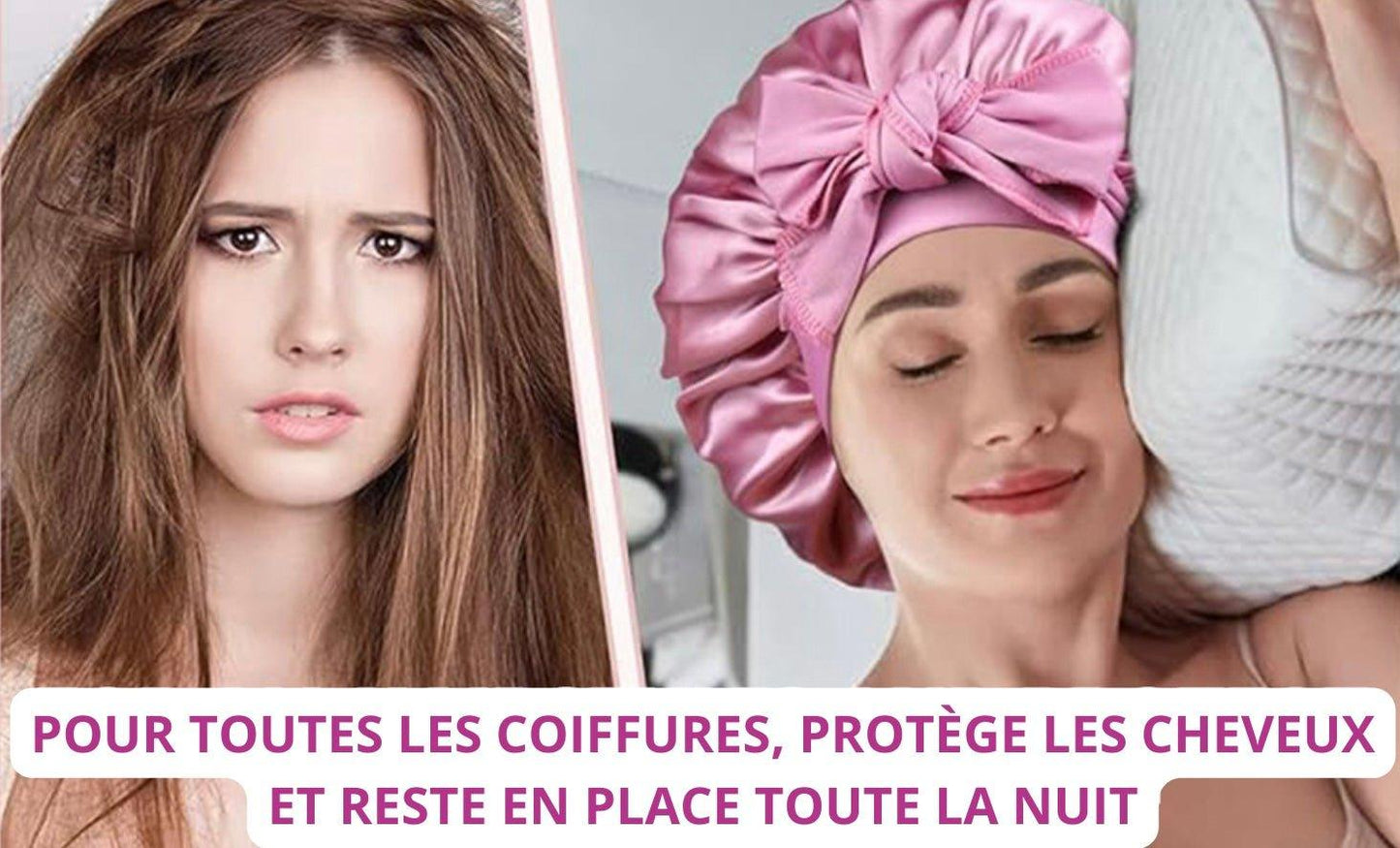 Bonnet en satin - Somnaa