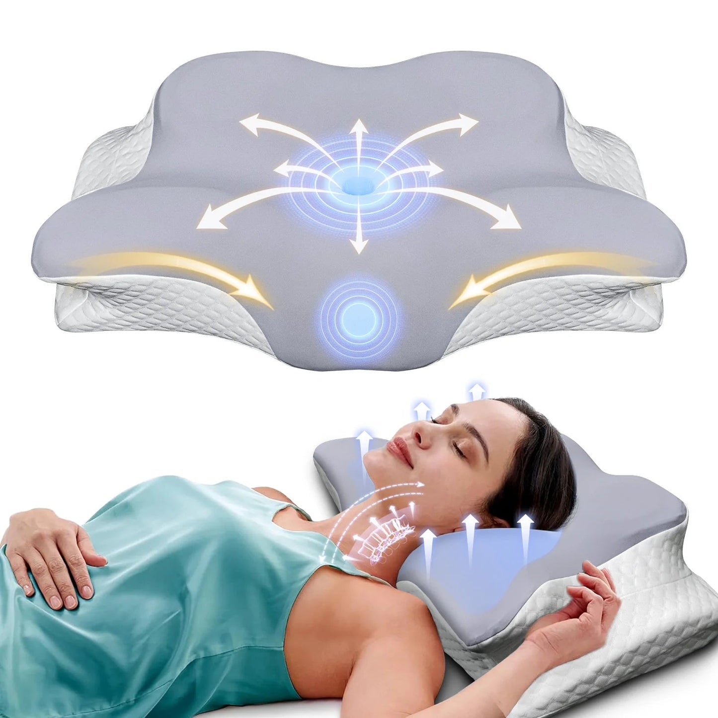 Oreiller Orthopédique Ergonomique - Somnaa